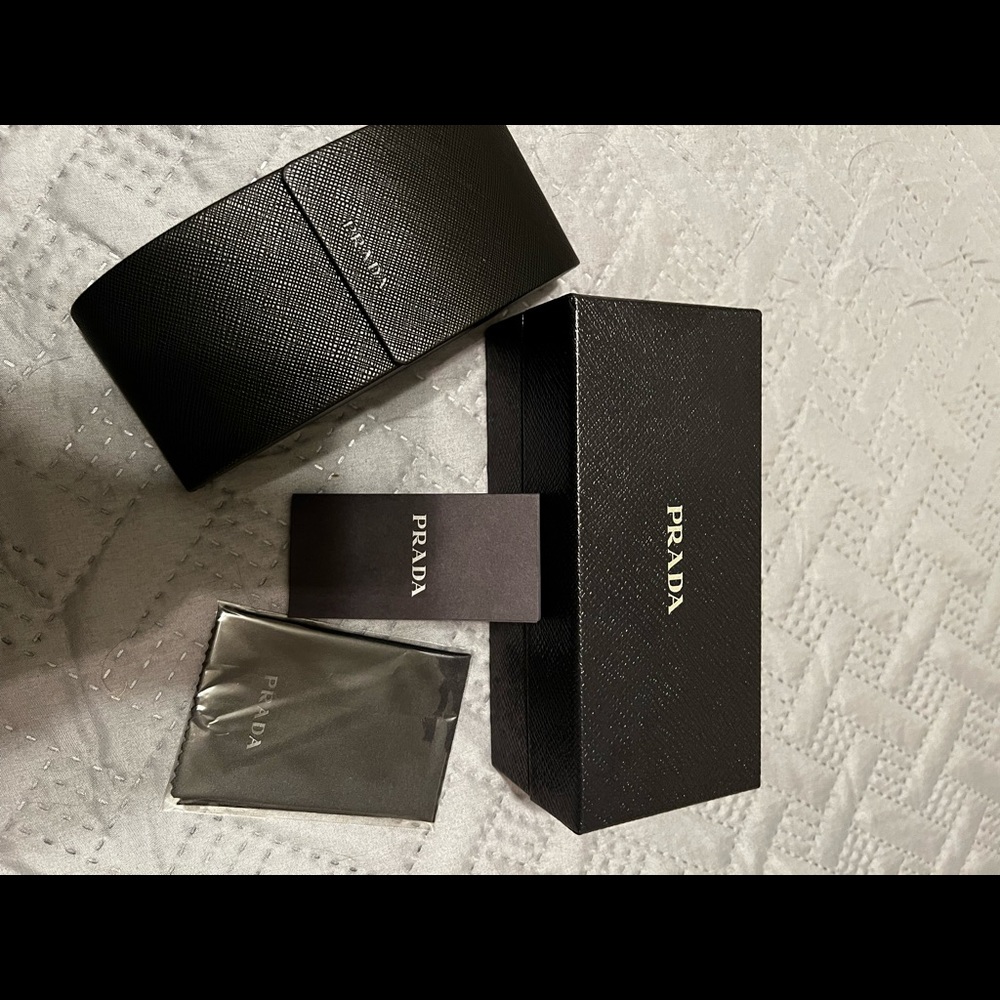 Prada Black Flip Top Sunglasses Hard Case